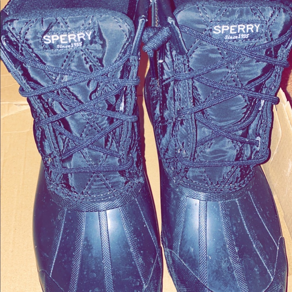 Sperry boots NEVER WORN
